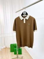 罗意威 2025春夏新款，独家呈现！超级百搭极符合美学基调的一款短袖针织衫，最基础的款式以极简低调的奢华风格，在时尚界越简单的单品，越极易彰显出高级时髦感，触感