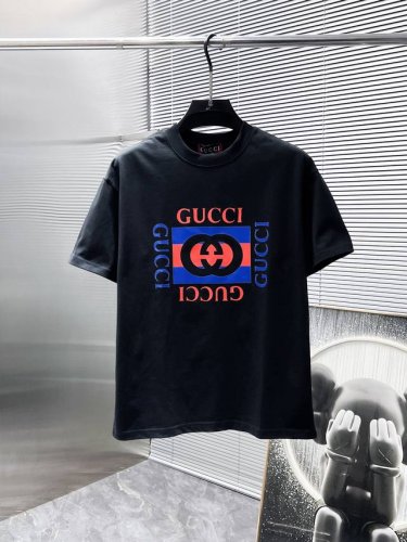 P170 古奇 Gucci 2025Ss新款 半袖 体恤 短袖 圆领T恤，高端版本！专柜定制面料 透气舒适度高，细节无可挑剔，品牌元素设计理念，体现高品质。手感