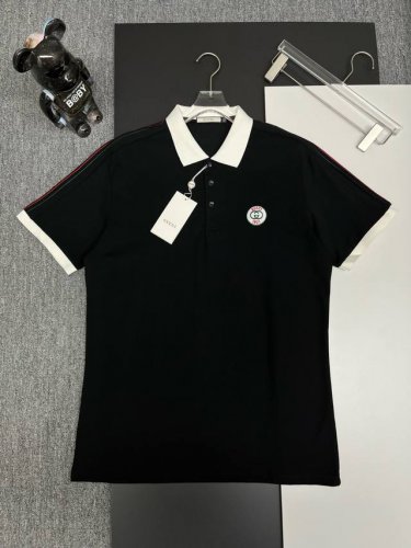 GuccⅠ 古驰 刺绣新款polo衫 原版面料 原版订制辅料 官方同款 采用210克丝光珠地棉，定制 同缸染面料 手感非常舒服爽滑 版型挺阔有型 一线品牌代工厂
