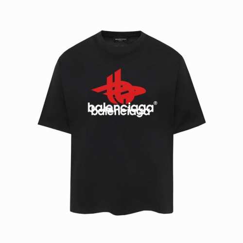 680#P60 ，Balenciaga巴黎世家印花短袖T恤 - 面料经过2次高温缩水固色 不变形不缩水不起球 -正确Os版型 不省面料 只做穿上有效果的高质量产