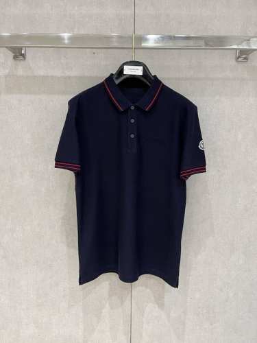 moncler-蒙口 商务休闲通勤款,渠道精品唯美主义的英式裁剪艺术尽显男士魅力风采. 25春夏 专属标识Polo衫短袖T恤 经典的翻领裁剪工艺从未停止.既不单