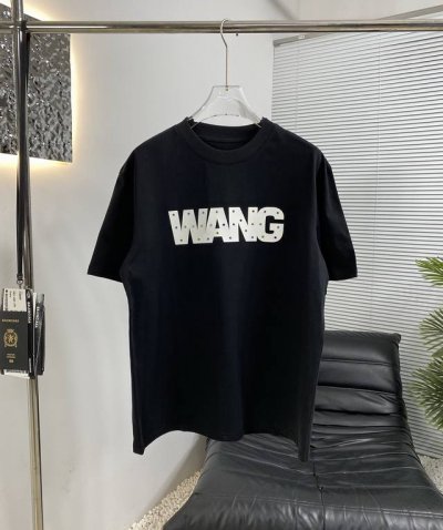 高品质Alexandderwang-亚历山大王新款短袖 爆款爆款！新工艺彩钻压花 面料采用优质柔软布料 上身效果杠杠好看！Oversize版型 休闲慵懒兼备时髦