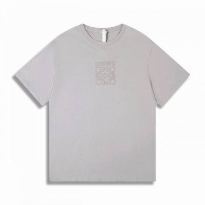 正确版高品质 Loewe罗意威 2025新款马卡龙刺绣短袖 独家专供新款原单休闲短袖 时尚百搭爆款 进口面料 手感超柔软细腻 穿着亲肤舒适 高端精品 高温水洗处