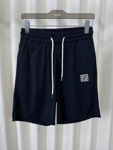 fd 春夏袋口侧边字母三角标徽标男士休闲短裤，装饰品牌基础设计，搭配弹性抽绳腰头，手感柔软、保型性好，48-58