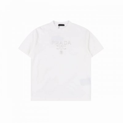 prada普拉达 经典款贴布刺绣短袖 尺码Xs-Xl