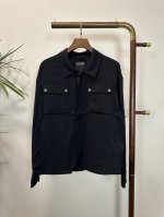 p470 Zz 杰尼亚 顶级品质 官网同款，三标齐全！2025春夏新款男士夹克外套，时尚休闲高端版本！专柜定制面料 透气舒适度高，细节无可挑剔，品牌元素设计理念