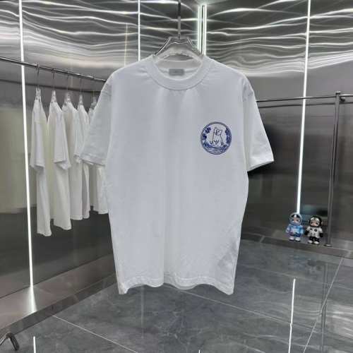 dior迪奥 2025春夏新款260克短袖T恤 个性印花 男女同款宽松版 S M L Xl Xxl 五个码 黑色 白色 咖啡色