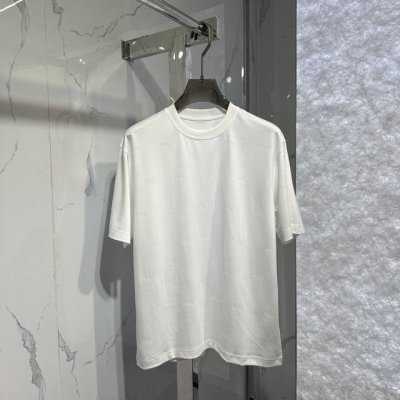 miu家提花圆领T恤 颜色:黑 白 码数:M~3Xl