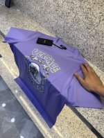 viers瓦萨2025春夏新品短袖T恤专属欧棉丝光长绒棉80支双股专柜25 Ss新品热卖 胸前形象图案Medusa设计与灵感*夏天一款比较抽象概念设计短袖上衣，