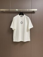 Balenciaga 2025Ss夏季新款信号胶印圆领短袖T恤 前后立体印花 时尚大气 320克纯棉面料 重磅洗水做旧 破坏磨破处理 廓形落肩 小领口 Over