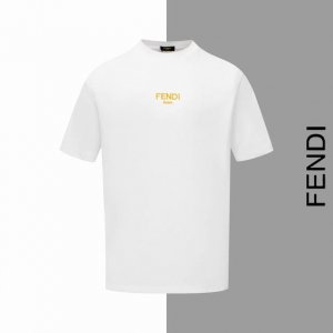 款号#Z51 芬迪字母图标刺绣圆领短袖 Fendi官网一致款式 面料：32支双纱280克纯棉面料 同缸同色织染螺纹 颜色一致 工艺：进口机器饱满刺绣工艺 背后新