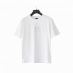 实拍细节图+尺码表 巴黎世家 Balenciaga基础双圈烫钻短袖 经典背后烫钻字母 进口烫钻工艺整体印花无牙边 32S240G双纱精梳棉布料 大货三标齐+码数