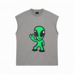 Balenciaga 巴黎世家2025 Ss 前面外星人后面笑脸直喷无袖背心 本市场No.1的质量 真正天花板品质 全部原版开发注意细节图 避免被盗图商家混发