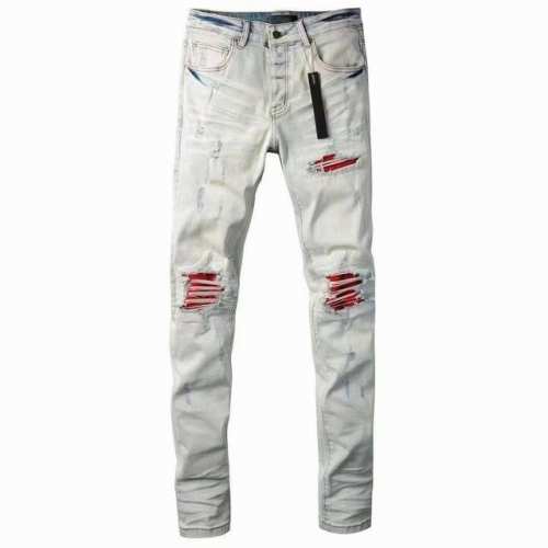 款号Cc846 Amiri Mx1高街牛仔裤修身长裤Fog高街男潮 Amiri 近年来高街成了男装里越来越频繁出现的词 高街风格也就成了大家搭配的重要方向 高街
