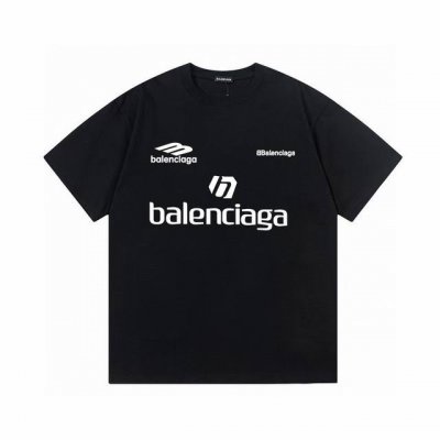 款号6711 重磅面料300克双纱Balenciaga巴黎世家流体字母经典款印花短袖 从面料到辅料全部跟足Zp 进口松井公司浆料印花绝不开裂 三标齐全 原版包装