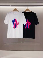 新品 贸易公司渠道货.超火爆人气单品！高级限量单品！2025春夏新款Mon*Ler 立体彩色植绒刺绣标识徽章标识短袖T恤.极符合M家美学基调的一款T恤，造型设计