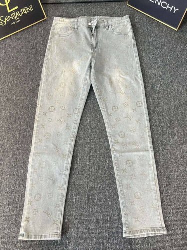 oc-652 Lv 路易威登凹凸立体压花高弹长裤 23Ss驴家最新超柔牛仔长裤 驴家顶级用料超柔高棉水洗牛仔面料每一件水洗费用高达常规工艺三倍之多 触感极致细腻