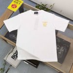 上新110 【款号：Dg25624】 2025新款Boylondon烫金老鹰翅膀朋克风字母Logo图案印花休闲情侣短袖T恤，经典图案设计，朋克不羁！！采用250