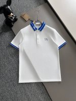 巴宝莉25Ss新款春夏短袖翻领T恤polo，最高版本客供定制高端朱地面料简单时尚款，螺纹拼色螺纹配色超级好看！胸前战马刺绣经典Logo简单大方的款式！满满的高级