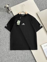 p110 Balenciaga* 2025春夏款上新 原高版本 巴黎世家 面料采用270克高密度纯棉 不变形 不缩水 工艺介绍：双线走位 前面精密万针刺绣+左右