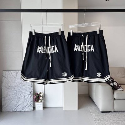 Balenciaga 25Fw 经典胶带刺绣Bb织带短裤 2025年夏季首发 全网独家重磅出货 进口田岛绣花机器25万刺绣 效果饱满 立体清晰 无毛边 超重工艺