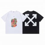9030# Off White新款宽松版短袖T恤 尺码 S M L Xl 颜色 黑色 白色