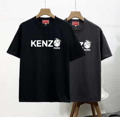 高品质 Kenzo新款 柜子情侣款圆领短袖T恤，柜子同步 明星同款 上身帅气时尚个性潮流短袖T恤！简单有个性，上身效果巨帅，打底外穿都很好看，颜色搭配也超赞的，