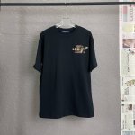 A39 louis Vuitton路易威登Lv 300高克重 高端贴皮刺绣工艺 宽松版型 男女同款 独家专供新款原单休闲短袖 高端定制 高版本 时尚百搭爆款 进
