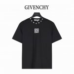 Givenchy 纪梵希 25Ss 领口五角星宫格刺绣短袖T恤 最高版本 定制面料280克100%双纱棉 开模原版过鉴定领标 100%真丝洗水标 采用进口田岛机