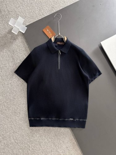 Lp 顶级polo 进口私货，高端天丝polo短袖毛衫 纯色简约专柜款 时尚不失奢华 品质毋庸置疑 上身效果超赞，奢华官网同款 款式专柜尺码M-3Xl 最大穿2