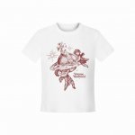 Vivienne West Wood 西天后薇薇安 2025夏季新款涂鸦系列土星设计款天使Logo正肩短袖T恤 女款 全网独家纯棉高品质 款号：Vi14 尺码：