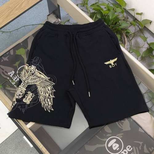 款号 Aj901 2025新款Boy London烫金老鹰翅膀Logo图案印花休闲情侣毛圈五分短裤 采用360G重大毛圈面料 质感一流 作为当下超火的品牌 没有