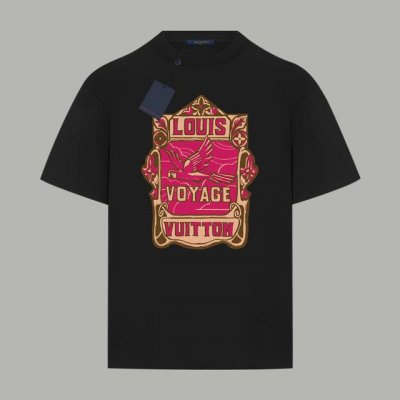 Louis Vuitton 路易斯威登 Fight Mode涂鸦Logo字母 印花双纱纯棉短袖 - 280G双纱纯棉顶级面料 手感柔软 百分百纯棉独家出货 定染