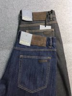 新品 Ez家族男士商务休闲牛仔裤，贸易公司渠道货，高端主线系列，高端土耳其代工出品，纯正血统品质，25年春夏新品，经典王牌单品！ Roccia系列牛仔裤之名中“