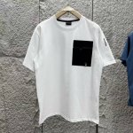 salomon萨洛蒙户外男款休闲潮流防水拉链口袋短袖T恤Link Pocket Short Slv M，辅料细节拉满，240克双纱纯棉 深灰，白，藏蓝 M衣长6