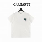 Carhartt Wip 卡哈特夏季新品立体Logo印花短袖T恤 杨祐宁明星同款 宽松休闲版型 男女均可上身 以卡哈特立体的Logo印花打造了整体的设计 胸前卡