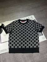 270原版开发Guc**古驰双面Gg羊毛提花针织圆领T恤出货，两穿的，开衫，套头，套头裙，背心裙，圆领套头，一个系列出货，都是可以里外两面穿的，超高性价比，现货