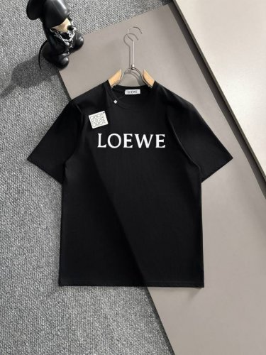 ploewe 罗意威 2025年春夏新品上新 丝光棉圆领短袖T恤 好货不用过多介绍 看细节 专柜码数：M-3Xl 175 140建议L