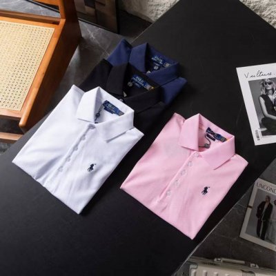 ralph Lauren拉夫劳伦保罗女款Polo小马女士五粒扣5色 Polo衫 拉夫劳伦修身版五粒扣弹力Polo衫来咯经典款年年都有属于不会选错的常青款每年都会
