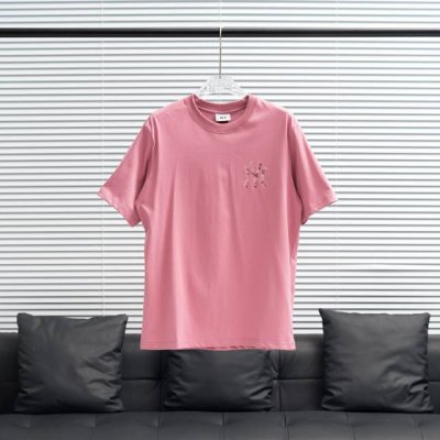 工厂p直供 mlb丨洋基队0953做旧牛仔印花短袖T恤 尺码 S-Xxl 配色 黑色 白色 粉色