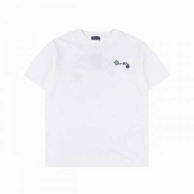 180 Louis Vuitton 路易威登 25Ss 花卉字母刺绣短袖T恤 面料采用280克纯棉双纱纯棉进口原版面料+260克配套螺纹, 其基础款单品属于驴家