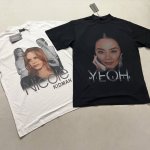 Balenciaga巴黎世家人像印花圆领短袖
