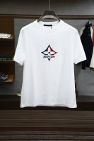 25Ss夏季新款系列！-L*Ouis男士圆领短袖T恤，克重260 高端潮牌，独特的设计风格，最新的满印3D数码.永远的经典男女同款，随意穿搭。上身巨好看，随便一