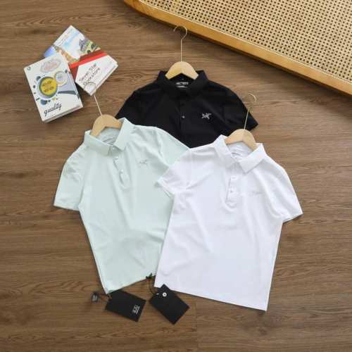 品牌：始祖鸟 Arcteryx 尺码：S-M-L-Xl 颜色：黑色-白色- 浅绿色 类型：女士户外速干无痕翻领polo衫 材质：无痕冰丝速干面料 领型：翻领 袖