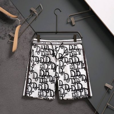dior 迪奥 2025春夏季新款休闲高品质 速干裤梭织面料 沙滩裤 超高端品质3D数码印花工艺制作而成 原版复刻 整体提花最新字母联盟Logo图案设计 纤维面