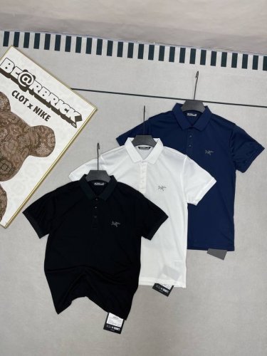 刺绣款 Arc’Teryx 始祖鸟2025夏新款男士刺绣胸口小标凉感冰丝速干T恤休闲冰丝速干短袖T恤 区别市场聚酯纤维 高版本锦纶面料 熟悉的爆款配方！！青岛外