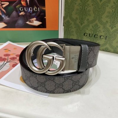 上新～ 顶级原单品质Gucci 品牌：古驰男士皮带真皮腰带 等级：高端品质顶级做工真皮 材料：意大利进口皮，金色纯钢扣 包装：打孔器，手提袋，发票齐全 尺寸：3