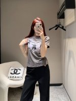 P170 Open Yy 25Ss早春新款 爱心涂鸦印花修身版短袖T恤丨独家高版出品！ 充满小性感的贴身版型尽显身材上身真的超级显气质质感超Nice！时髦精必收