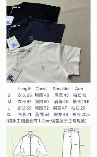 Burberry小标换线圆领短袖