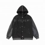 款号D16 -Gvc 套头棒球服外套 -激光烧花贴皮工艺 -帽子拉链设计，时尚百搭 -龙凤尼与荔枝纹皮革相结合 M L Xl Xxl